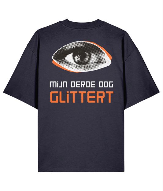 Mijn derde oog glittert - Oversized Tee